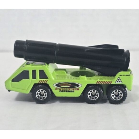 1985 Matchbox Transporter Truck With Mounted Missile Diecast 1:150 Scale - Picture 1 of 9
